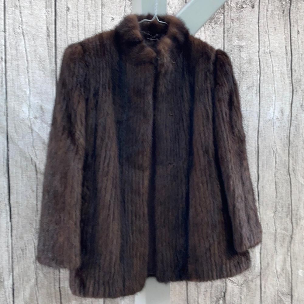 Gorgeous real Ranch Mink fur jacket M